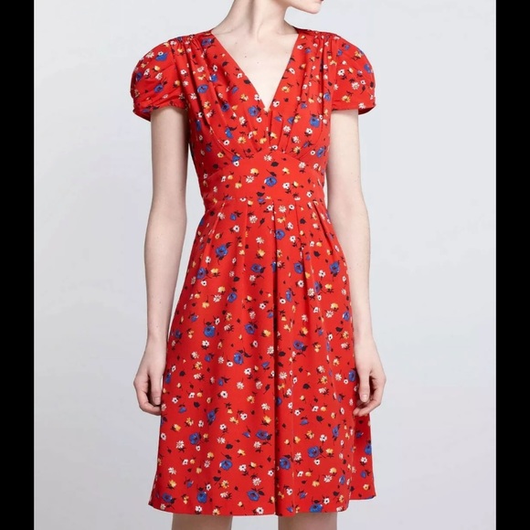 Anthropologie Dresses & Skirts - Anthropologie Karen Walker Floral Pleated Dress